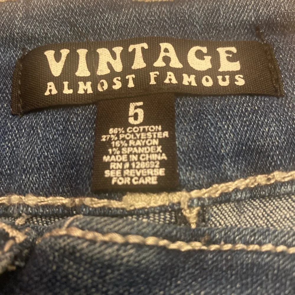 Almost Famous Blue Distressed Cut-Off Jean Shorts